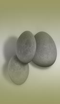 image of three rocks